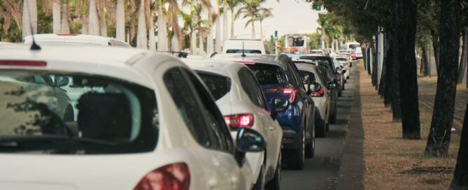 Embouteillages à Saint-Denis