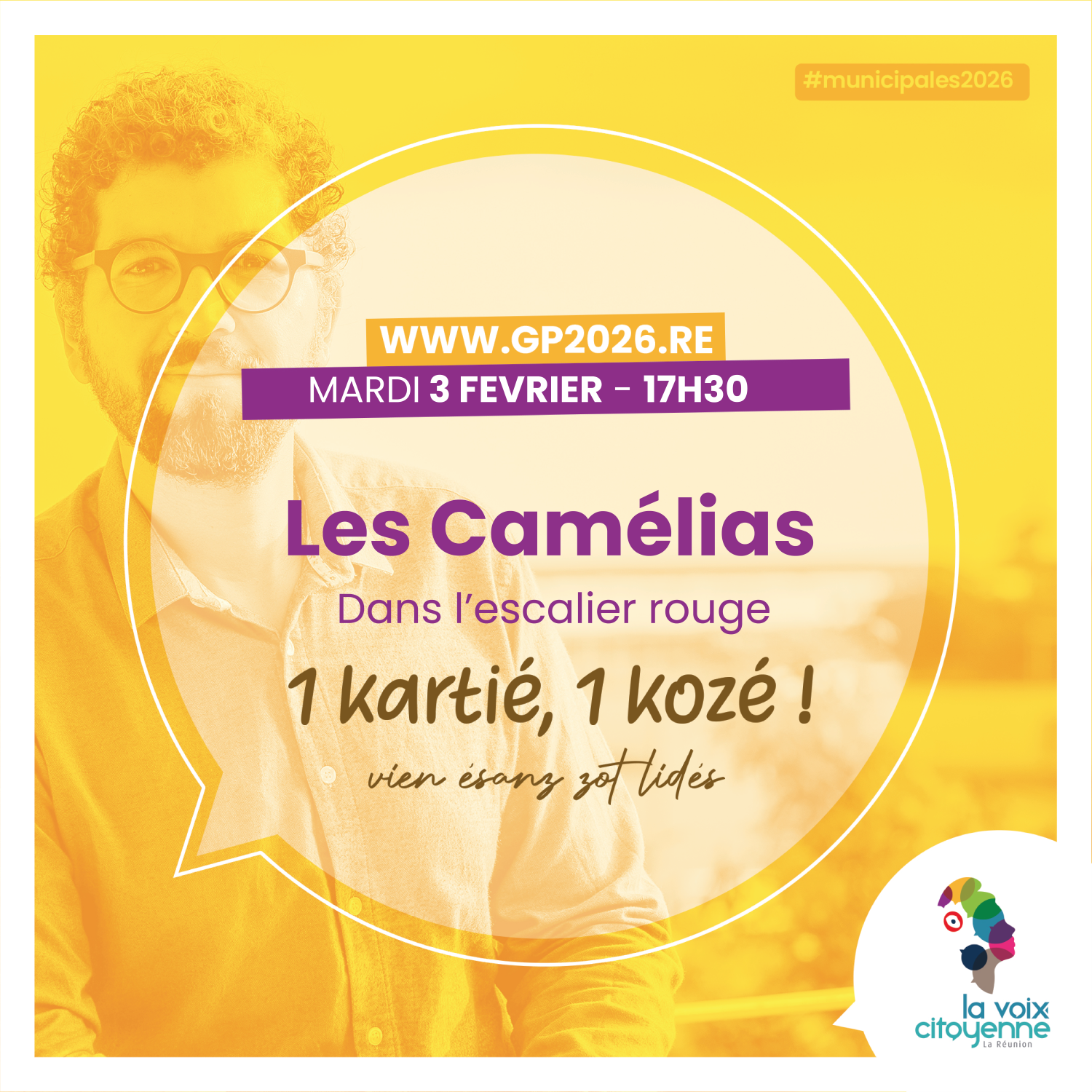 Réunion publique municipales 2026 Saint-Denis Camélias