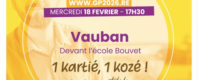 1 kartié 1 kozé à Vauban